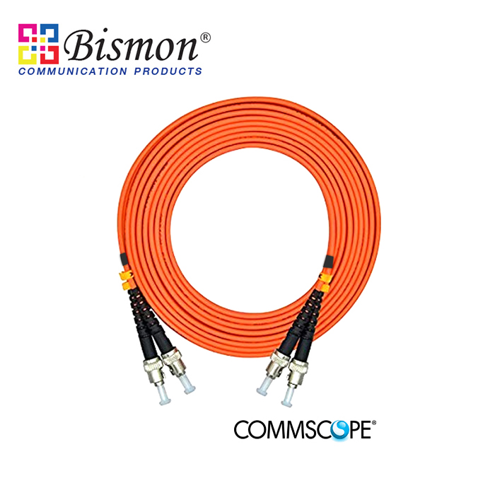 ST-ST-Patch-Cord-Duplex-3-Meters-Multi-Mode-62-5-125um-Commscope